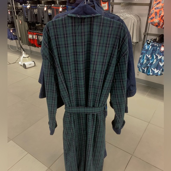 Majestic Denim&Cotton Bedroom Dress Green Square - Picture 2 of 3